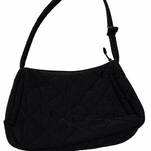 Black Quilted Shoulder Bag